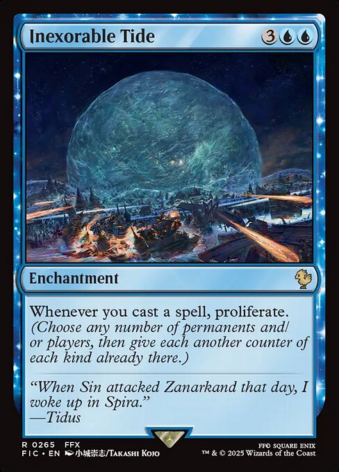 Inexorable Tide – Final Fantasy Commander (FIC-265) Magic: The Gathering card | LC-REM-20260804-15339589140812-a992fad9-1dd1-47fe-b315-a62f7875f3be Hoofdafbeelding