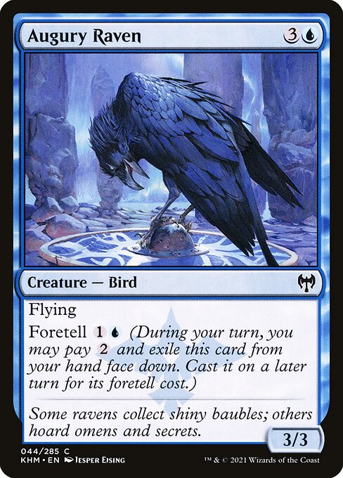 Augury Raven – Kaldheim (KHM-44) Magic: The Gathering card