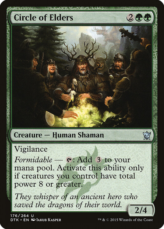 Circle of Elders - Dragons of Tarkir (Uncommon) [DTK-176] Imagen principal del producto