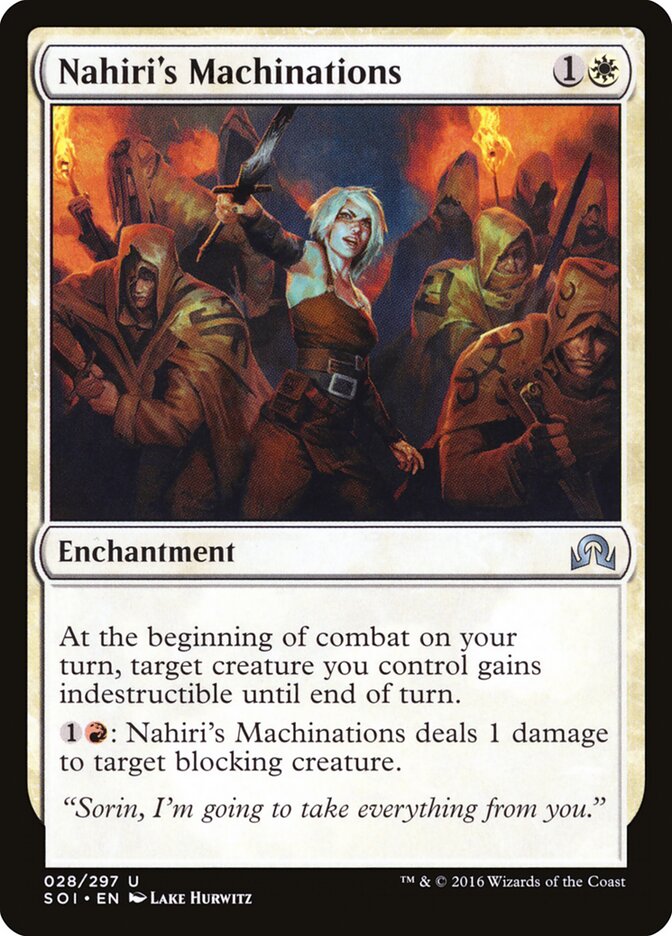 Nahiri's Machinations - Shadows over Innistrad (Uncommon) [SOI-28]