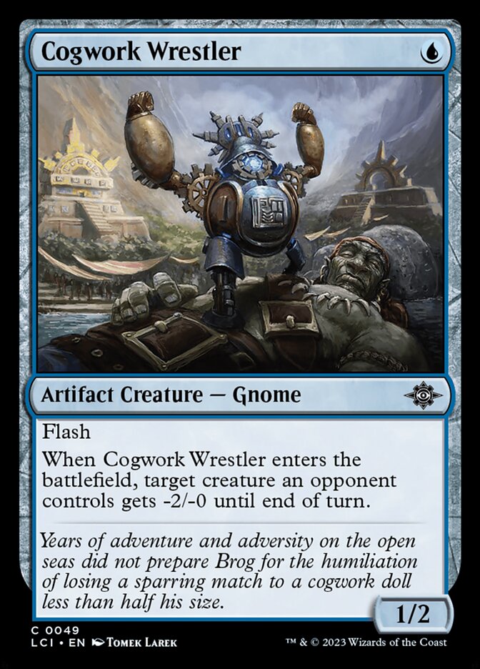Magic-kaart Cogwork Wrestler LCI-49 uit The Lost Caverns of Ixalan (Common)