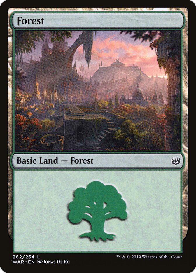 Forest (V.1) - War of the Spark (Land) [WAR-262]