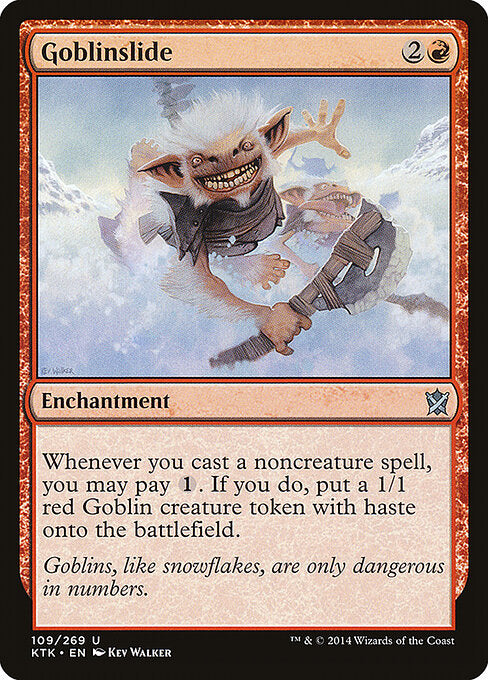 Goblinslide – Khans of Tarkir (KTK-109) Magic: The Gathering card Immagine principale del prodotto