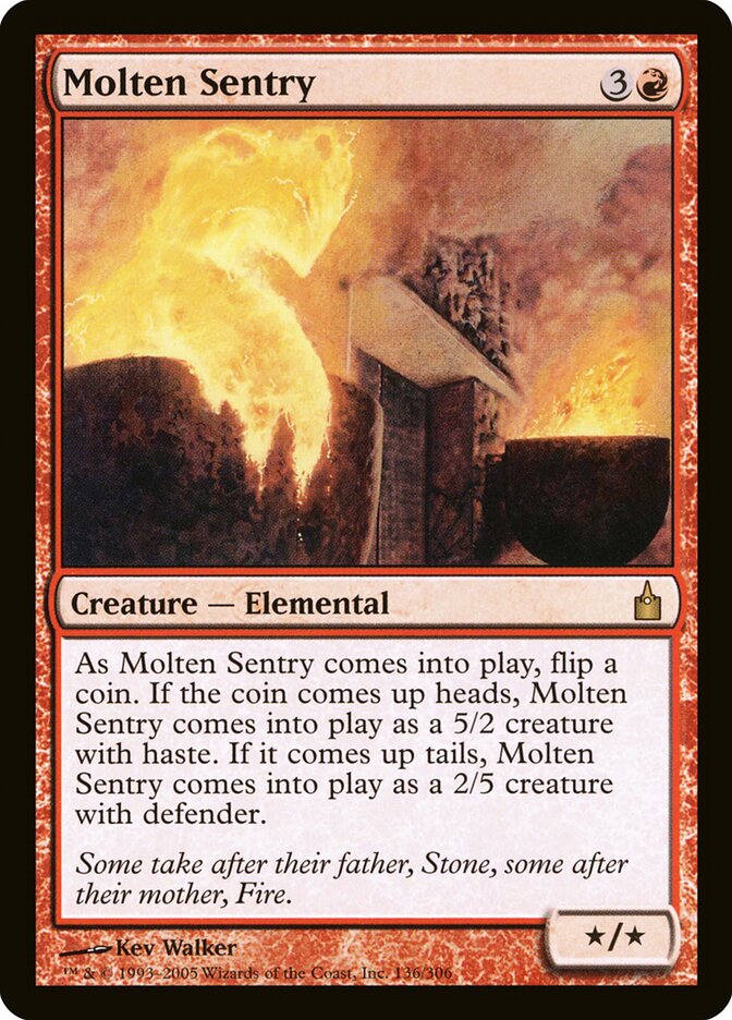 Molten Sentry - Ravnica: City of Guilds (Rare) [RAV-136]