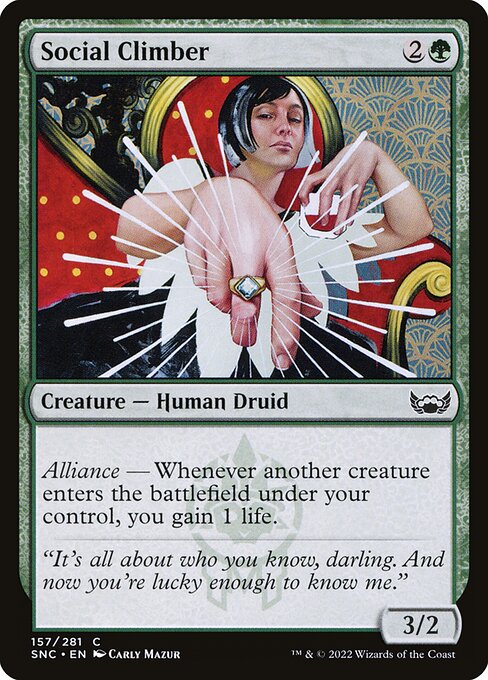 Social Climber – Streets of New Capenna (SNC-157) Magic: The Gathering card