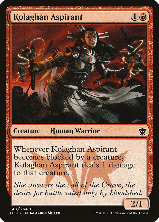 Kolaghan Aspirant - Dragons of Tarkir (Common) [DTK-143]