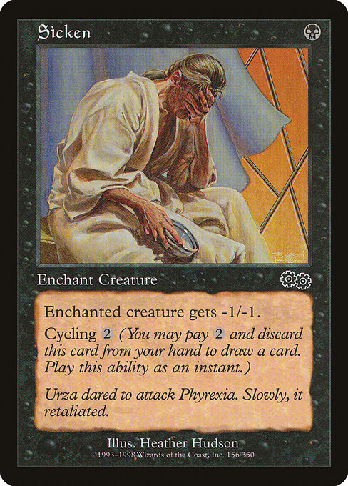 Sicken – Urza's Saga (USG-156) Magic: The Gathering card | LC-REM-20260804-15935501140300-aa1beb5d-0ef2-4013-932b-5e4a5d0af559 Image principale du produit