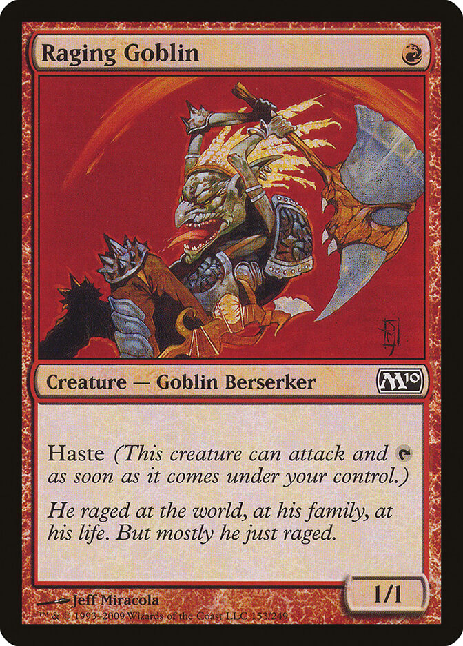 Raging Goblin - Magic 2010 (Common) [M10-153]