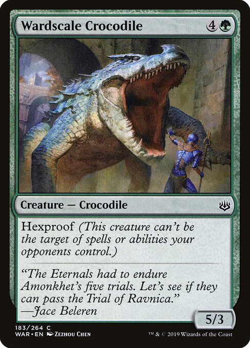 Wardscale Crocodile – War of the Spark (WAR-183) Magic: The Gathering card | LC-REM-20260804-15150768947532-aa5341b9-06e4-4360-a75d-f405d468276e