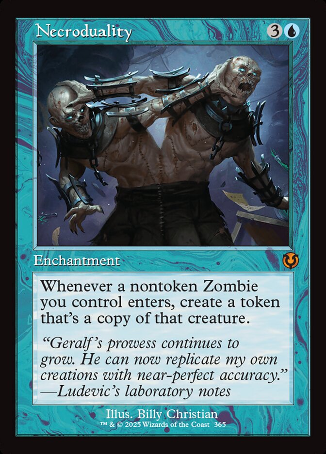 Magic-kaart Necroduality XINR-365 uit Innistrad Remastered: Extras (Mythic) Image principale du produit