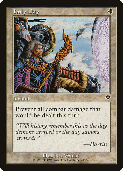 Holy Day – Invasion (INV-20) Magic: The Gathering card