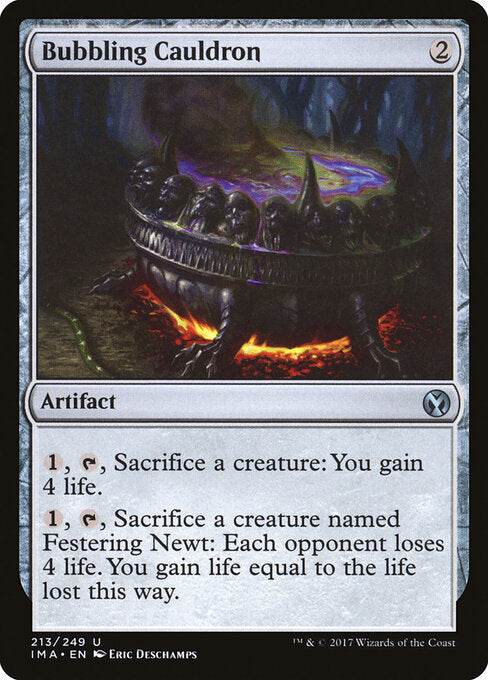 Bubbling Cauldron – Iconic Masters (IMA-213) Magic: The Gathering card