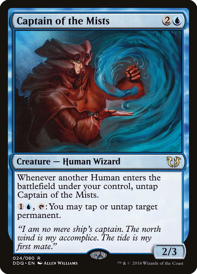 Captain of the Mists - Duel Decks: Blessed vs. Cursed (Rare) [DDQ-24] Hoofdafbeelding