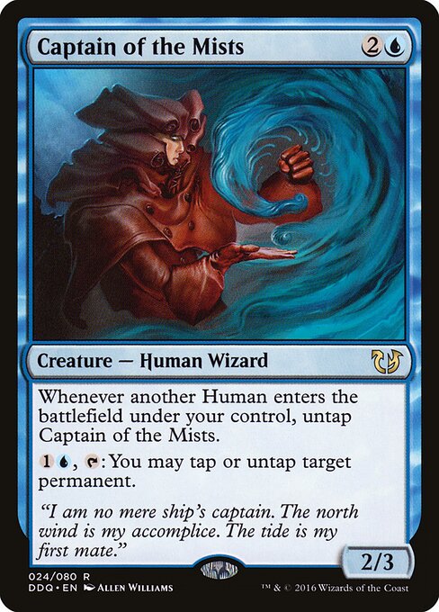 Captain of the Mists – Duel Decks: Blessed vs. Cursed (DDQ-24) Magic: The Gathering card