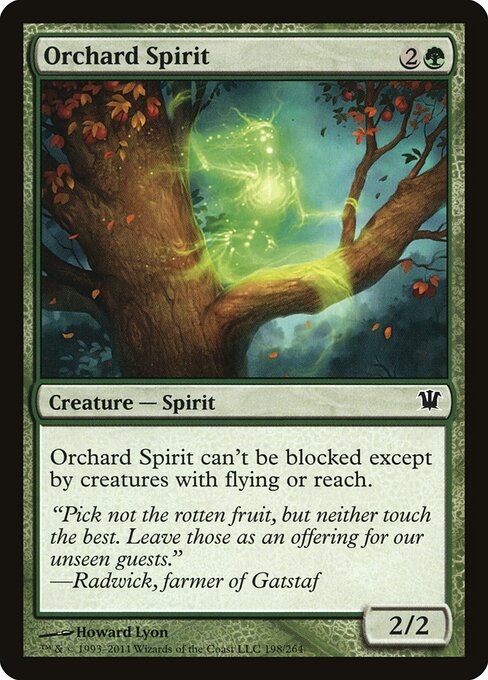 Orchard Spirit – Innistrad (ISD-198) Magic: The Gathering card