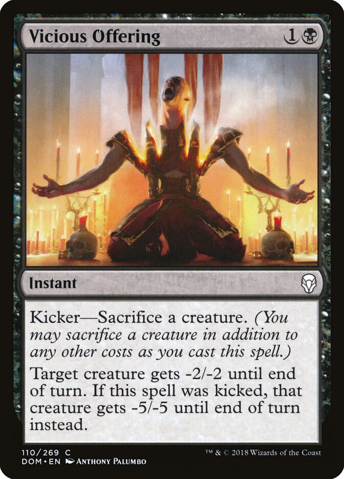Vicious Offering - Dominaria (Common) [DOM-110]