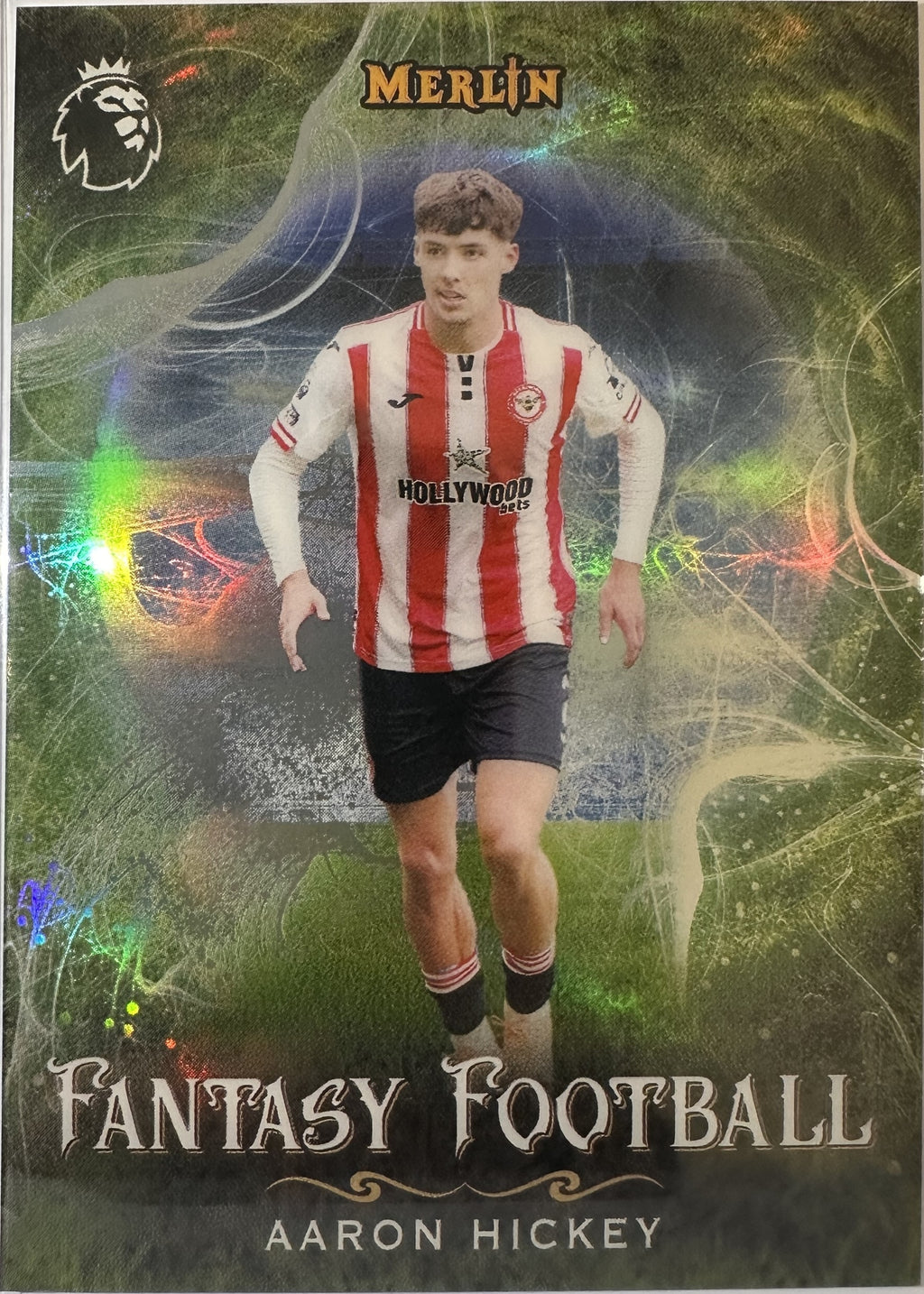 Aaron Hickey - 2025-26 Topps Merlin Premier League (Fantasy Football) [FF-8] - voorkant