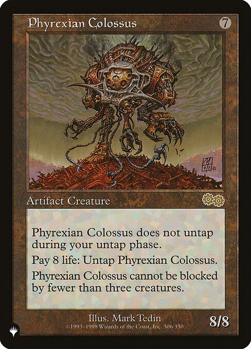 Phyrexian Colossus – The List (PLST-USG-305) Magic: The Gathering card | LC-REM-20260804-15531208900940-ab3915f7-e10d-4246-a960-068a00211f4f