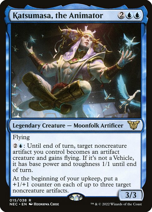 Katsumasa, the Animator – Neon Dynasty Commander (NEC-15) Magic: The Gathering card | LC-REM-20260804-15151572484428-ab4b5ff5-fd6a-4948-9c54-440bf6324bd1