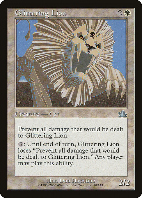 Glittering Lion – Prophecy (PCY-10) Magic: The Gathering card | LC-REM-20260804-15526039880012-ab4be296-33a6-46b1-9748-5b0d335f40ee