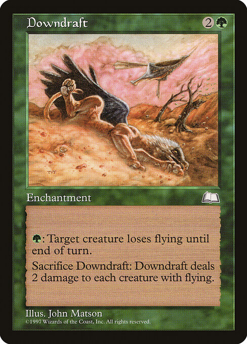 Downdraft – Weatherlight (WTH-125) Magic: The Gathering card | LC-REM-20260804-15353634160972-ab4ced80-926a-4e4d-8ebd-d4fe7374a6ad