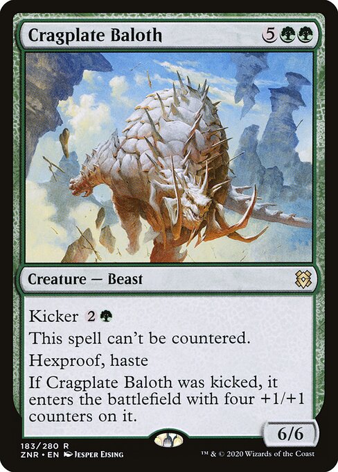 Cragplate Baloth – Zendikar Rising (ZNR-183) Magic: The Gathering card | LC-REM-20260804-15517370548556-ab62382d-2dc9-4a60-b031-c845ebad0357 Imagen principal del producto