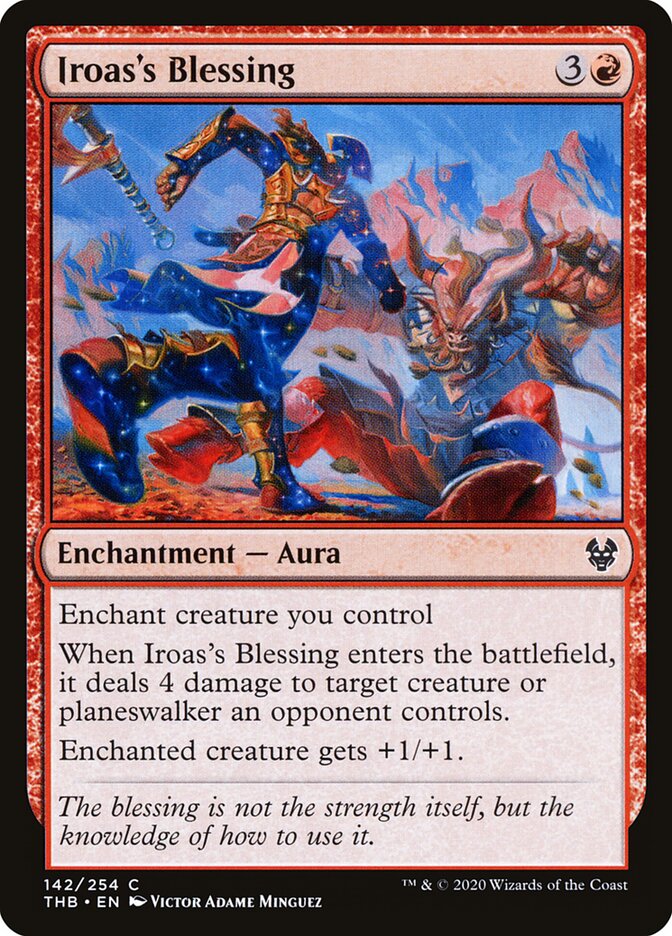 Iroas's Blessing - Theros Beyond Death (Common) [THB-142]