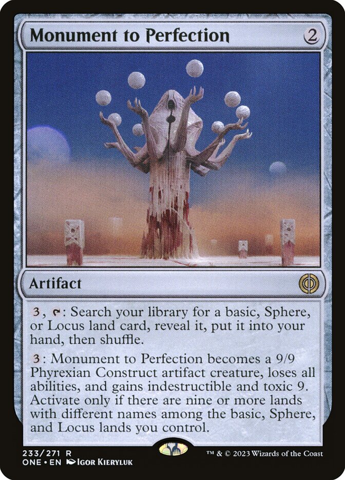 Monument to Perfection - Phyrexia: All Will Be One (Rare) [ONE-233] Imagen principal del producto