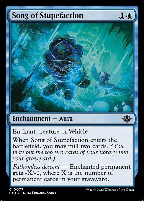 Song of Stupefaction – The Lost Caverns of Ixalan (LCI-77) Magic: The Gathering card