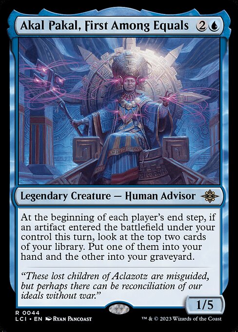 Akal Pakal, First Among Equals – The Lost Caverns of Ixalan (LCI-44) Magic: The Gathering card