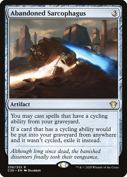 Abandoned Sarcophagus – Commander: Ikoria – C20 236 – English Magic card