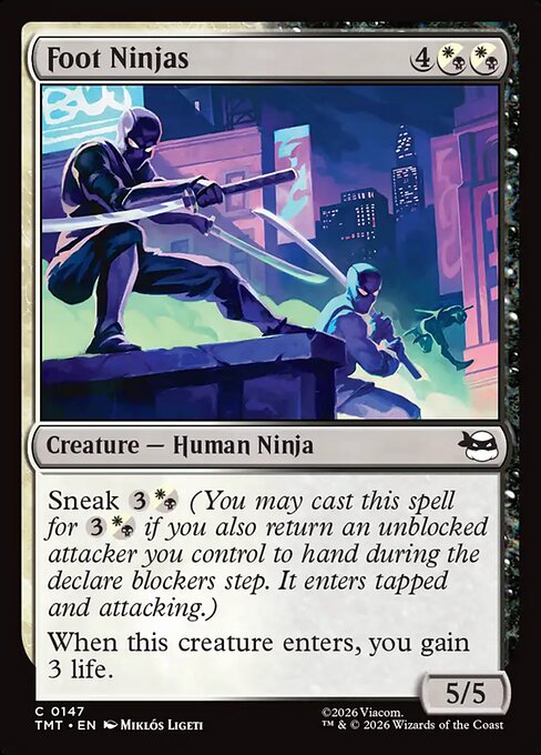 Foot Ninjas – Teenage Mutant Ninja Turtles (TMT-147) Magic: The Gathering card | LC-REM-20260804-15621004198220-abb1ab9c-b067-4b75-8e5b-a893b7948df1