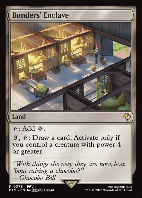 Bonders' Enclave – Final Fantasy Commander (FIC-376) Magic: The Gathering card | LC-REM-20260804-15339528782156-abcd3daa-dd34-4d7d-b3ed-839f5e438cd7