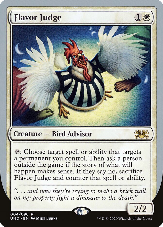 Magic-kaart Flavor Judge UND-4 uit Unsanctioned (Rare) Main image