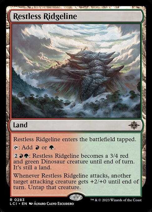 Restless Ridgeline – The Lost Caverns of Ixalan (LCI-283) Magic: The Gathering card