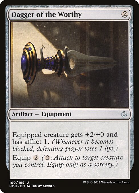 Dagger of the Worthy – Hour of Devastation (HOU-160) Magic: The Gathering card