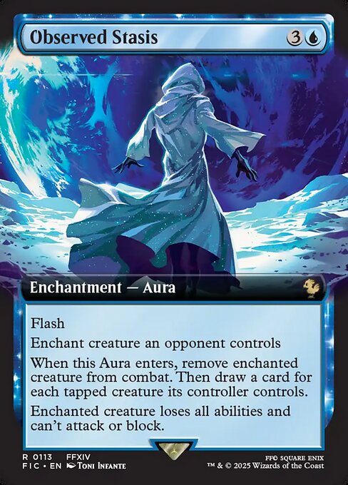 Observed Stasis – Final Fantasy Commander (FIC-113) Magic: The Gathering card | LC-REM-20260804-15523475095884-abfa939d-3914-44ec-979c-731e9413ba3a Imagen principal del producto