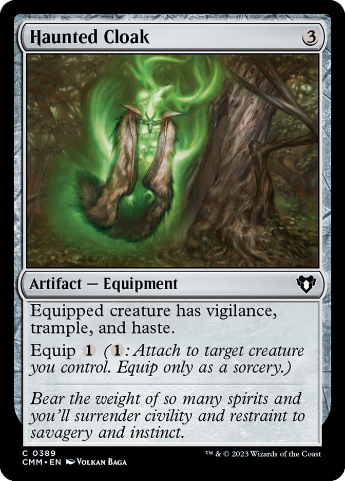 Haunted Cloak - Commander Masters (Common) [CMM-389] Main image
