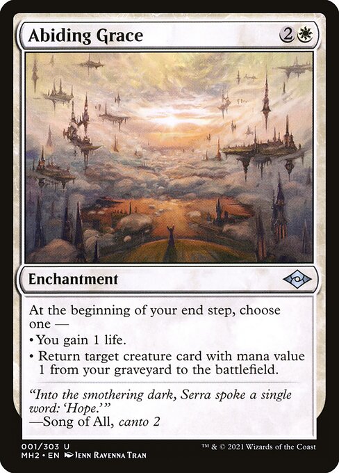 Abiding Grace – Modern Horizons 2 – MH2 1 – English Magic card