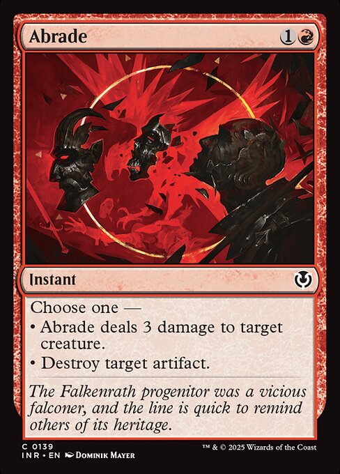 Abrade – Innistrad Remastered – INR 139 – English Magic card Hoofdafbeelding