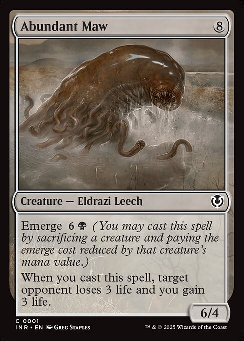 Abundant Maw – Innistrad Remastered – INR 1 – English Magic card Immagine principale del prodotto