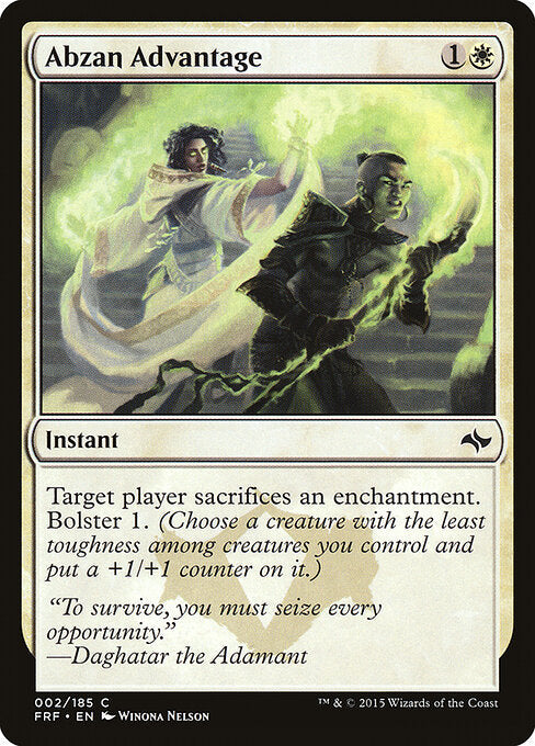 Abzan Advantage – Fate Reforged – FRF 2 – English Magic card Imagen principal del producto