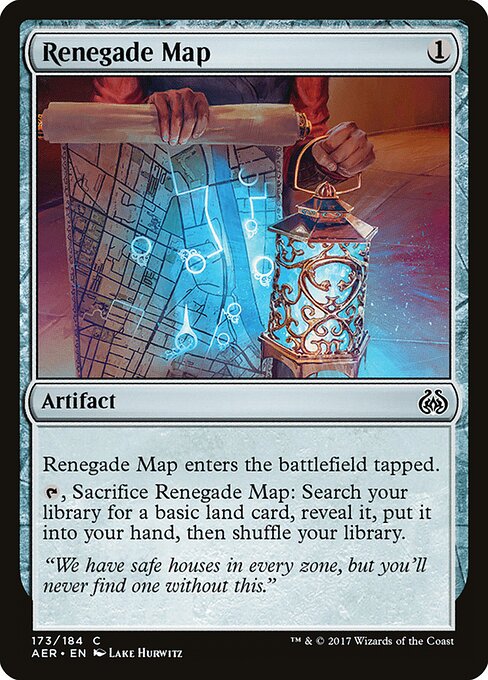 Renegade Map – Aether Revolt (AER-173) Magic: The Gathering card