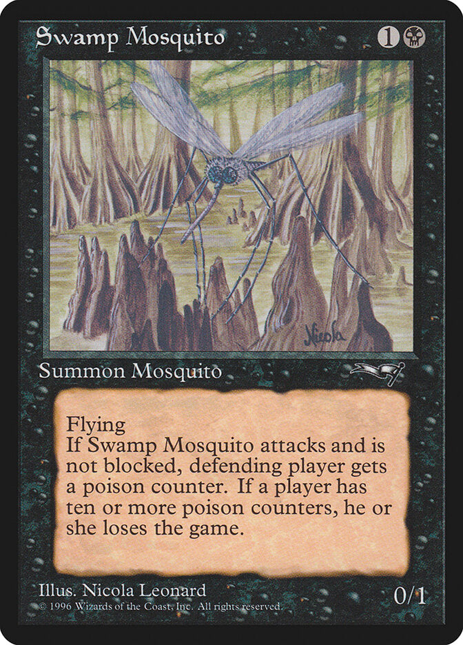 Magic-kaart Swamp Mosquito ALL-63b uit Alliances (Common) Hoofdafbeelding