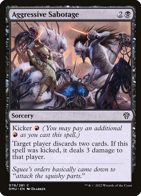 Aggressive Sabotage – Dominaria United (DMU-78) Magic: The Gathering card | LC-REM-20260804-15150811283788-ac809fca-664a-4e7d-a39f-2bc1dea0fbd8