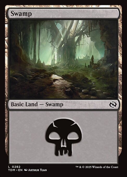 Swamp – Tarkir: Dragonstorm (TDM-282) Magic: The Gathering card