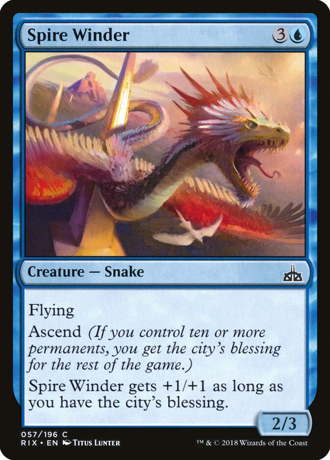 Spire Winder - Rivals of Ixalan (Common) [RIX-57]