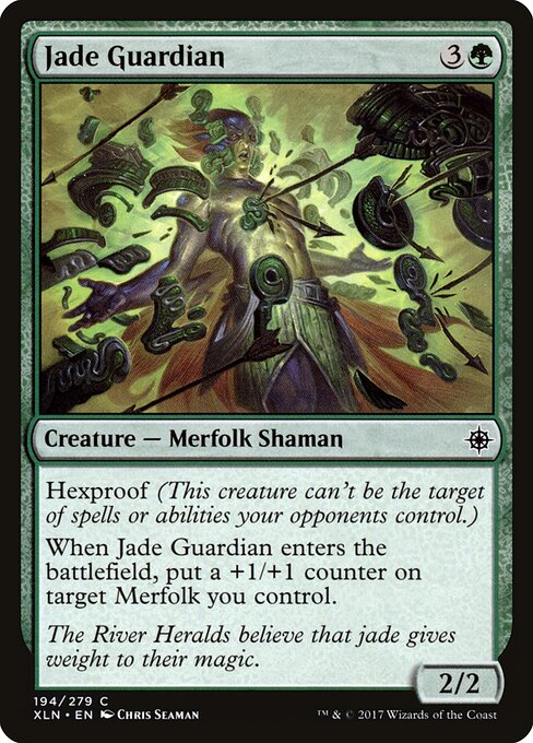 Jade Guardian – Ixalan (XLN-194) Magic: The Gathering card