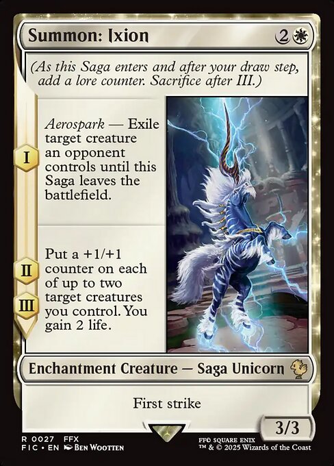 Summon: Ixion – Final Fantasy Commander (FIC-27) Magic: The Gathering card | LC-REM-20260804-15339674370380-acb35dcb-0bee-4deb-88bf-ffa1f110c67b