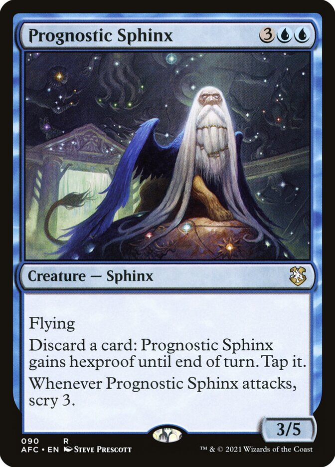 Prognostic Sphinx - Commander: Adventures in the Forgotten Realms (Rare) [AFC-90]